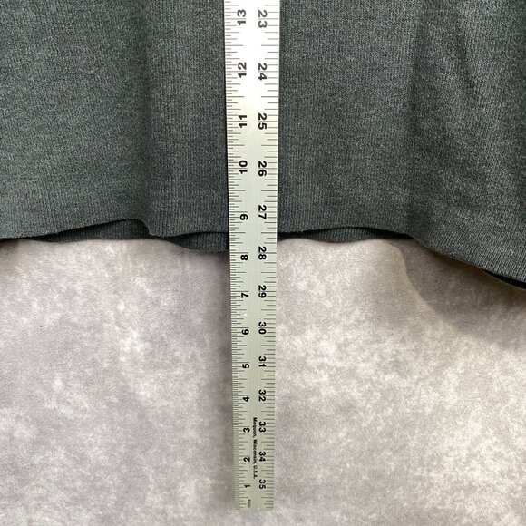 Polo Ralph Lauren 1/4 Zip Sweatshirt Mens Large Gray Preppy Casual Maroon Pony - Picture 7 of 9